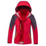 Maxbell Women 2 in 1 Sport Ski Winter Jacket with Fleece Liner Jacket XL Red