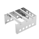 Maxbell Outdoor Stainless Steel Portable Folding Stove Wood Burner for Camping Picnic BBQ Backpacking