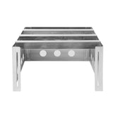 Maxbell Outdoor Stainless Steel Portable Folding Stove Wood Burner for Camping Picnic BBQ Backpacking