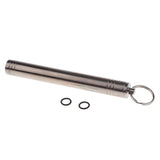 Maxbell Waterproof Titanium Alloy Pocket Toothpick Ear Pick Holder Camping Silver