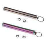 Maxbell Waterproof Titanium Alloy Pocket Toothpick Ear Pick Holder Camping Silver