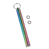 Maxbell Waterproof Titanium Alloy Pocket Toothpick Ear Pick Holder Camping Colorful