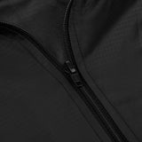 Maxbell Outdoor Men Women Packable Waterproof Quick Dry Hooded Jacket Black L