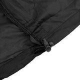 Maxbell Outdoor Men Women Packable Waterproof Quick Dry Hooded Jacket Black L