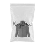 Maxbell Outdoor Men Women Packable Waterproof Quick Dry Hooded Jacket Black L