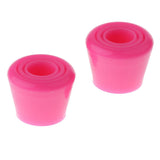 Maxbell 2pcs PU Roller Skates Toe Stops Inline Skates Ice Skates Accessories Pink