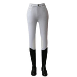 Maxbell Men Women Horse Riding Breeches Jodhpurs Pants 26 inch waist White