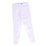Maxbell Men Women Horse Riding Breeches Jodhpurs Pants 26 inch waist White