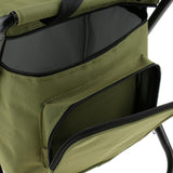 Maxbell Cooler Bag and Folding Chair All In One  Camping Picnic  Festival Army Green