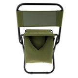 Maxbell Cooler Bag and Folding Chair All In One  Camping Picnic  Festival Army Green