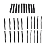 Maxbell 10 Pcs Backpack Luggage Straps Cable Ties Fastener Hook and Loop 20×200 mm