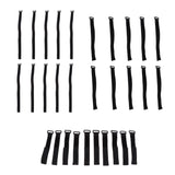 Maxbell 10 Pcs Backpack Luggage Straps Cable Ties Fastener Hook and Loop 20×200 mm