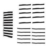 Maxbell 10 Pcs Backpack Luggage Straps Cable Ties Fastener Hook and Loop 20×200 mm