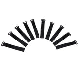 Maxbell 10 Pcs Backpack Luggage Straps Cable Ties Fastener Hook and Loop 20×200 mm
