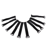Maxbell 10 Pcs Backpack Luggage Straps Cable Ties Fastener Hook and Loop 20×200 mm