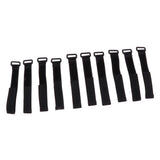 Maxbell 10 Pcs Backpack Luggage Straps Cable Ties Fastener Hook and Loop 20×200 mm