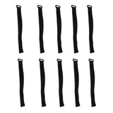 Maxbell 10 Pcs Backpack Luggage Straps Cable Ties Fastener Hook and Loop 20×300 mm