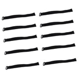 Maxbell 10 Pcs Backpack Luggage Straps Cable Ties Fastener Hook and Loop 20×300 mm