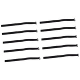 Maxbell 10 Pcs Backpack Luggage Straps Cable Ties Fastener Hook and Loop 20×500 mm