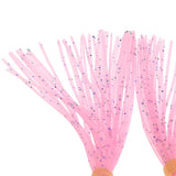 Maxbell 2pcs Bow String Silencer Whiskers Reduce String Noise Vibration Pink