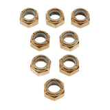 Maxbell 8pcs Skateboard Longboard Screw Nuts 7x10x14mm for Kingpin