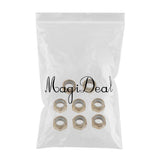 Maxbell 8pcs Skateboard Longboard Screw Nuts 7x10x14mm for Kingpin