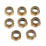 Maxbell 8pcs Skateboard Longboard Screw Nuts 7x10x14mm for Kingpin