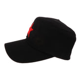 Maxbell Cotton Red Star Hat Men Women Outdoor Cap Camping Hiking Travel Black