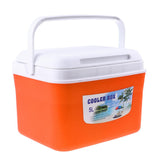 Maxbell Camping Outdoor Drinks Food Cooler Box Car Ice Bucket with Handle 5L orange