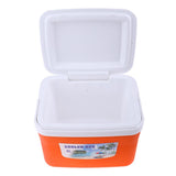 Maxbell Camping Outdoor Drinks Food Cooler Box Car Ice Bucket with Handle 5L orange