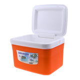 Maxbell Camping Outdoor Drinks Food Cooler Box Car Ice Bucket with Handle 5L orange