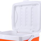 Maxbell Camping Outdoor Drinks Food Cooler Box Car Ice Bucket with Handle 13L orange