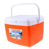 Maxbell Camping Outdoor Drinks Food Cooler Box Car Ice Bucket with Handle 13L orange