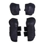 Maxbell Horse Splint Boot Equine Leg Guard Protector Front Leg Support Legging Black
