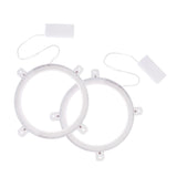 Maxbell 1 Pair LED Cornhole Light for Night Corn Hole Bean Bag Tossing Game white