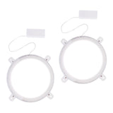 Maxbell 1 Pair LED Cornhole Light for Night Corn Hole Bean Bag Tossing Game white