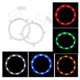 Maxbell 1 Pair LED Cornhole Light for Night Corn Hole Bean Bag Tossing Game white