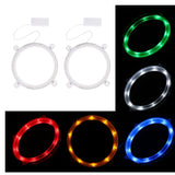 Maxbell 1 Pair LED Cornhole Light for Night Corn Hole Bean Bag Tossing Game white