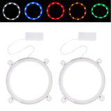 Maxbell 1 Pair LED Cornhole Light for Night Corn Hole Bean Bag Tossing Game white