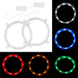 Maxbell 1 Pair LED Cornhole Light for Night Corn Hole Bean Bag Tossing Game white