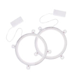 Maxbell 1 Pair LED Cornhole Light for Night Corn Hole Bean Bag Tossing Game blue