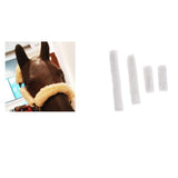 Maxbell 4pcs Soft Fleece Horse Noseband Cover Halter Protection Strap Equestrian Kit