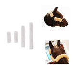 Maxbell 4pcs Soft Fleece Horse Noseband Cover Halter Protection Strap Equestrian Kit
