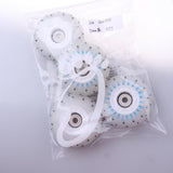 Maxbell 4pcs Flash Speed Skating Wheel Roller Skates Wheels Light 72mm Blue