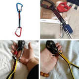 Maxbell 22KN Rock Climbing Quick Draw Sling Mountaineering Webbing Strap 11cm Red