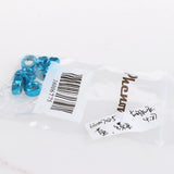 Maxbell 8pcs Skateboard Truck Wheel Axle Screw Nuts Longboard Accessories Blue