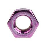 Maxbell 8pcs Skateboard Truck Wheel Axle Screw Nuts Longboard Accessories Purple