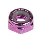 Maxbell 8pcs Skateboard Truck Wheel Axle Screw Nuts Longboard Accessories Purple