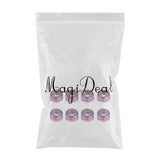 Maxbell 8pcs Skateboard Truck Wheel Axle Screw Nuts Longboard Accessories Purple