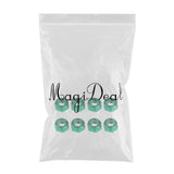 Maxbell 8pcs Skateboard Truck Wheel Axle Screw Nuts Longboard Accessories Green